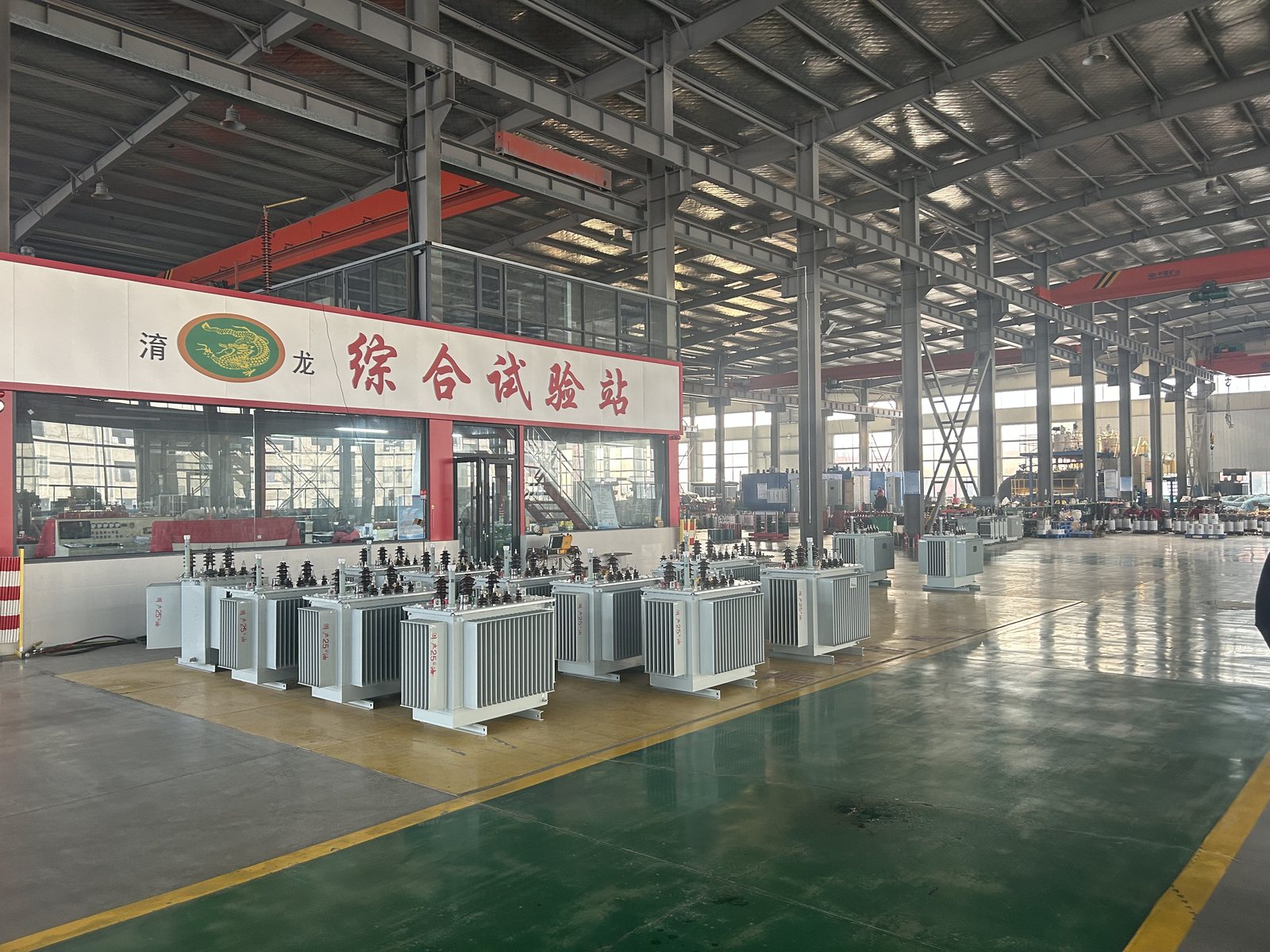 Dry-type transformer area